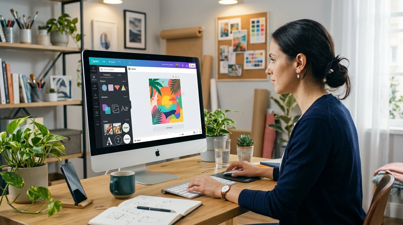 Illustration for blog section about: canva, image 2