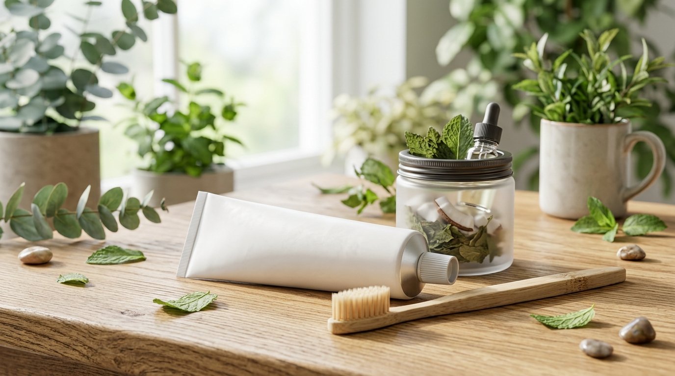 Illustration for blog section about: Doğal diş macunu, oxi natural, image 1