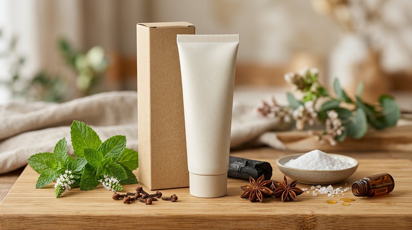 Illustration for blog section about: Doğal diş macunu, oxi natural, image 2